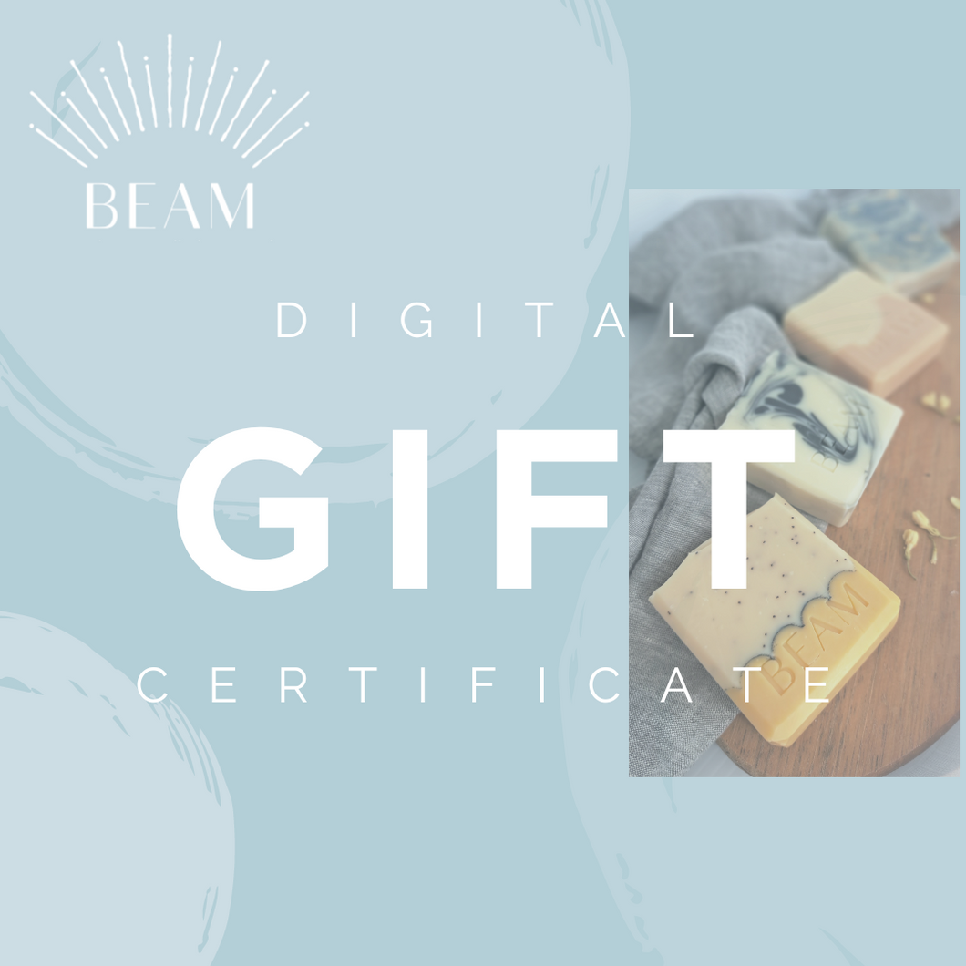 Digital gift certificate
